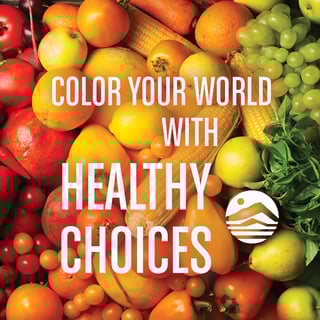 Color your world with healthy food choices