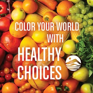 Color your world with healthy food choices