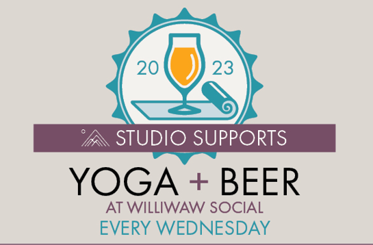 yoga and beer