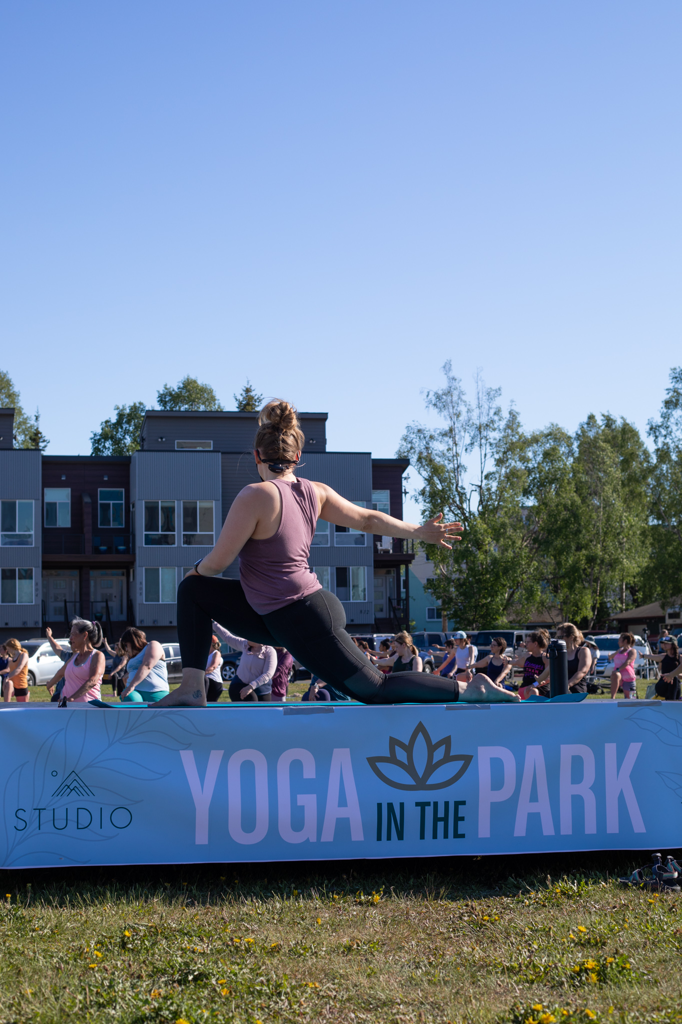 Yoga In The Park In Anchorage With The Alaska Club