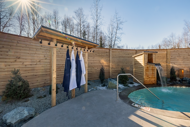 Cold Plunge at Nordic Spa