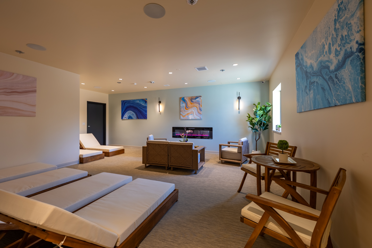 Relaxation Lounge at Nordic Spa