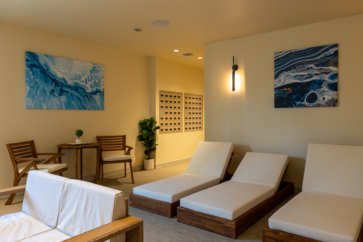 Relaxation Lounge at Nordic Spa