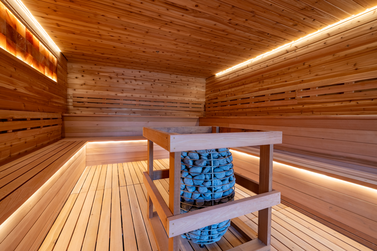 Steam Room at Nordic Spa