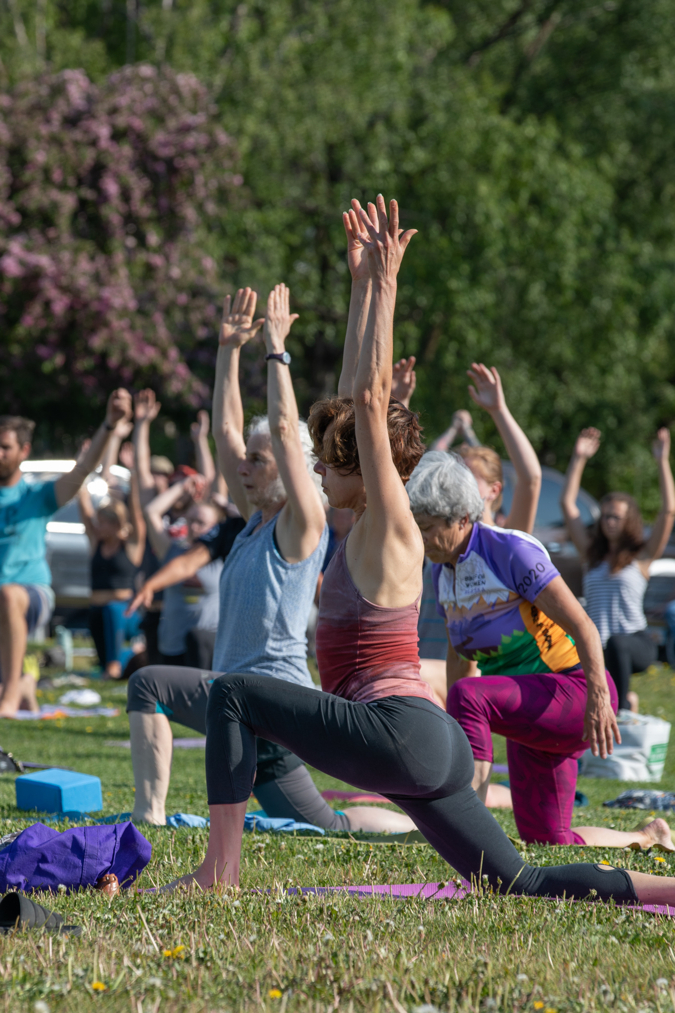Yoga In The Park In Anchorage With The Alaska Club