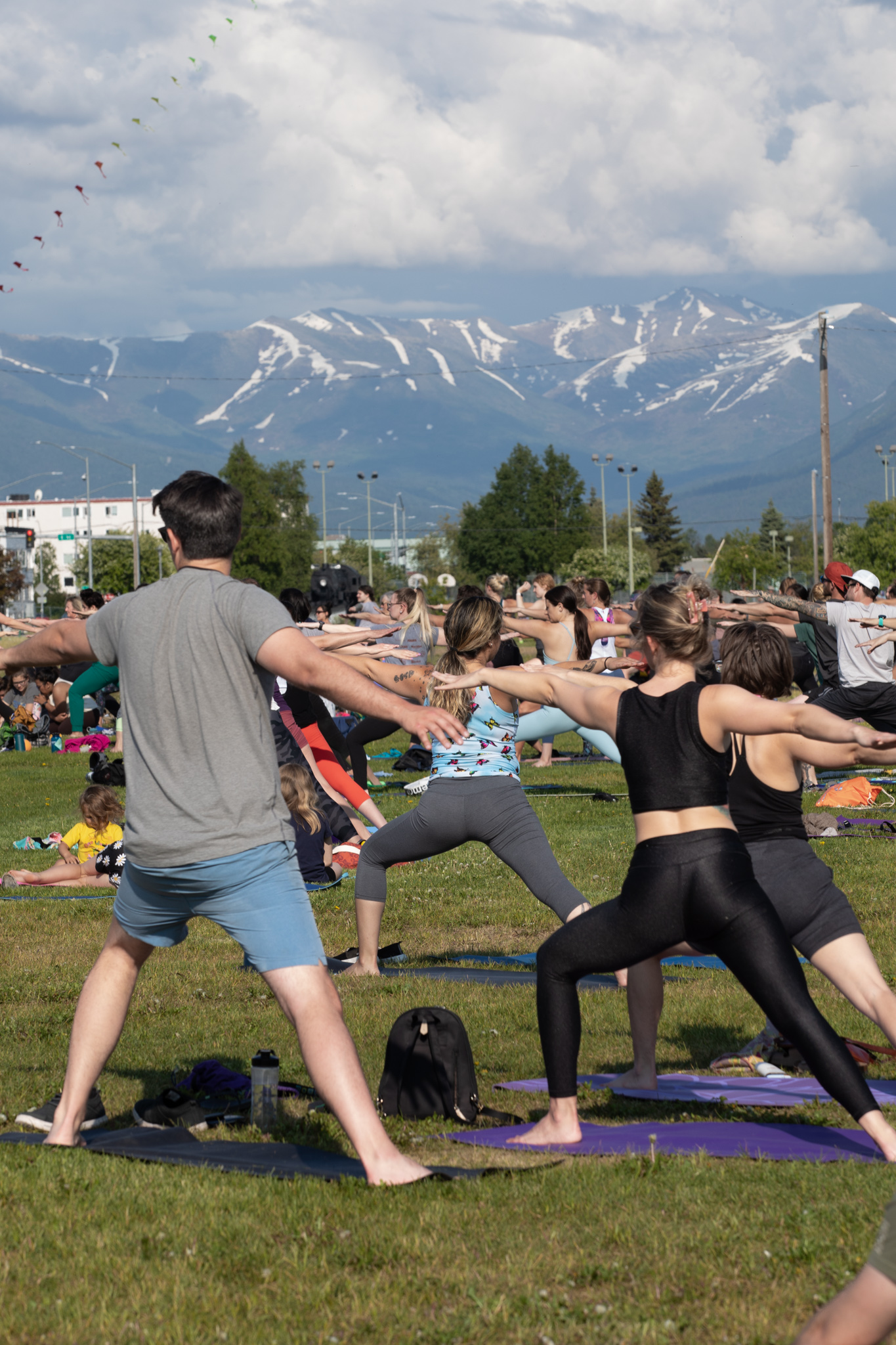 Yoga In The Park In Anchorage With The Alaska Club
