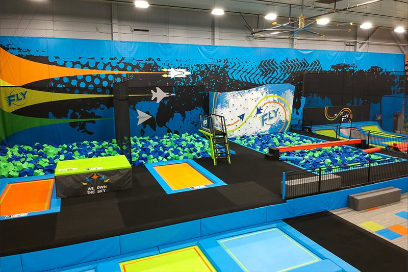 wide view foam pit